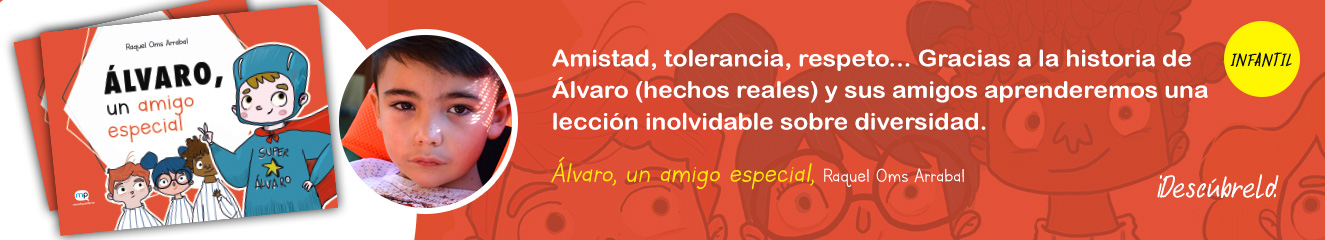 Diseño promocional de Álvaro, un amigo especial 